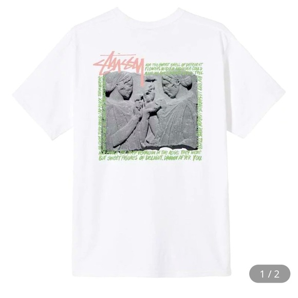 Stüssy Elation Tee NWOT SZ XL - white - Picture 1 of 9